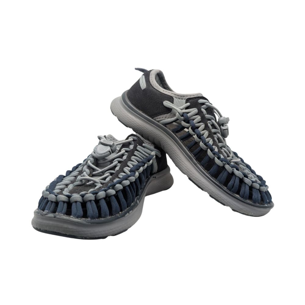 Keen Uneek Navy/Gray Woven Cord Sandal Sneakers Size 5.5